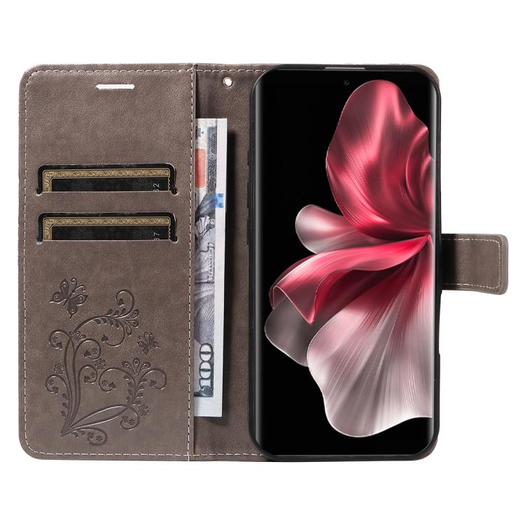 For vivo V30E / V40 Lite Global 3D Butterfly Embossed Pattern Flip Leather Phone Case