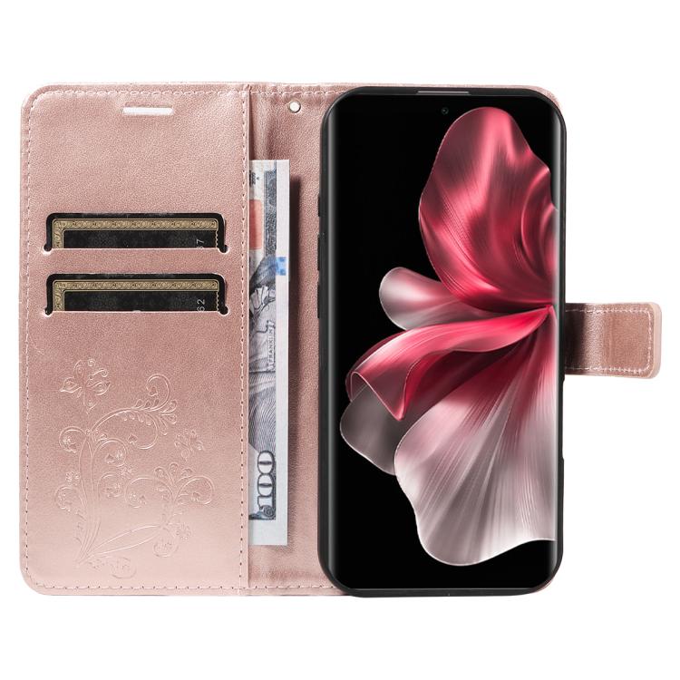 For vivo V30E / V40 Lite Global 3D Butterfly Embossed Pattern Flip Leather Phone Case