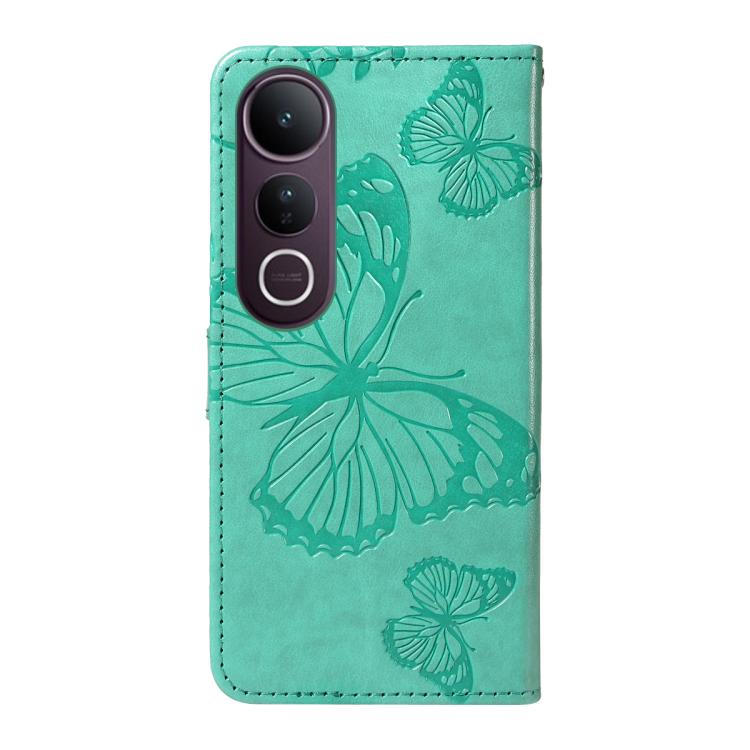 For vivo V50 Lite 5G Global 3D Butterfly Embossed Pattern Flip Leather Phone Case