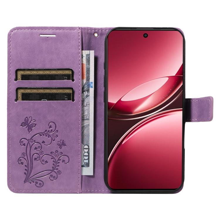 For vivo V50 Lite 5G Global 3D Butterfly Embossed Pattern Flip Leather Phone Case