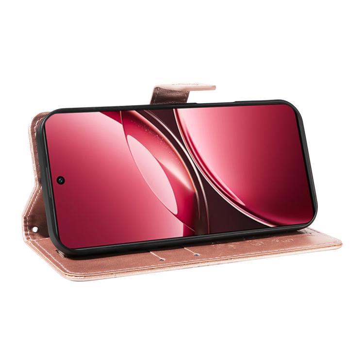 For vivo V50 Lite 5G Global 3D Butterfly Embossed Pattern Flip Leather Phone Case