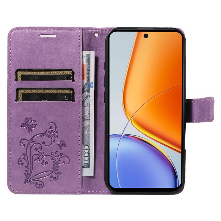 For vivo Y39 5G Global 3D Butterfly Embossed Pattern Flip Leather Phone Case