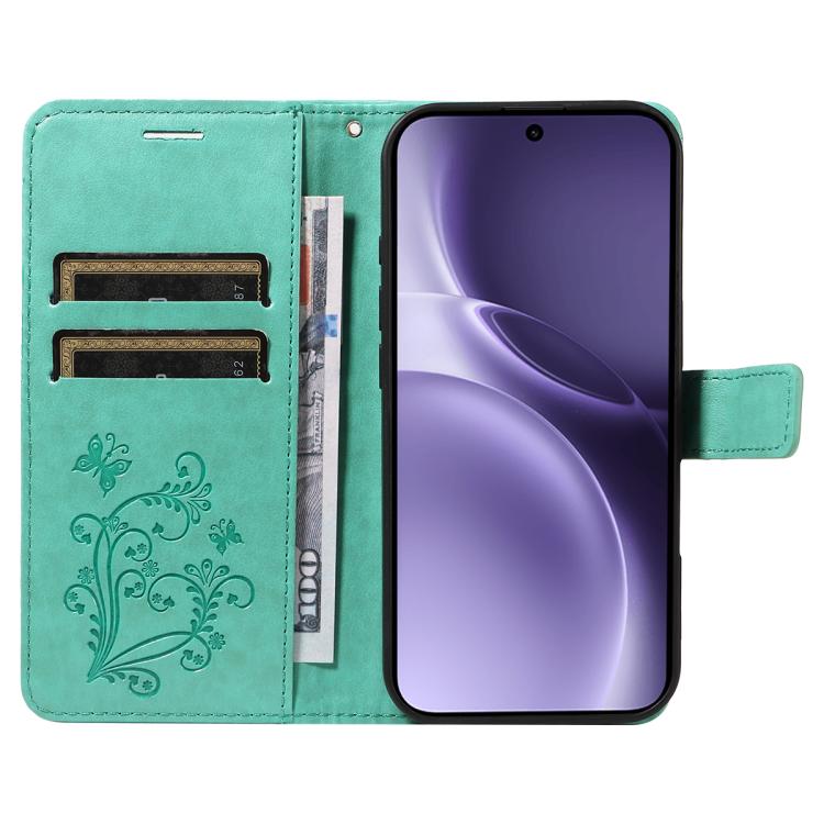 For vivo X300 Pro 3D Butterfly Embossed Pattern Flip Leather Phone Case