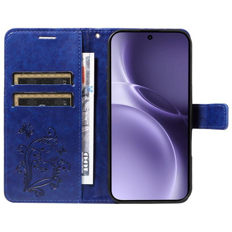 For vivo X300 Pro 3D Butterfly Embossed Pattern Flip Leather Phone Case