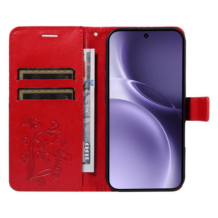 For vivo X300 Pro 3D Butterfly Embossed Pattern Flip Leather Phone Case