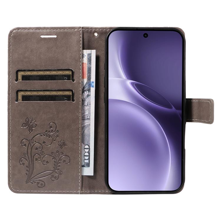 For vivo X300 Pro 3D Butterfly Embossed Pattern Flip Leather Phone Case