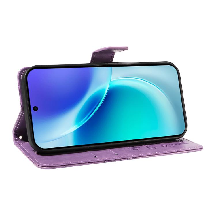 For vivo X300 3D Butterfly Embossed Pattern Flip Leather Phone Case