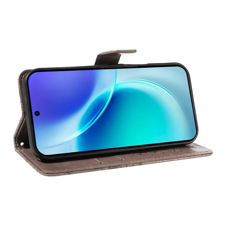 For vivo X300 3D Butterfly Embossed Pattern Flip Leather Phone Case
