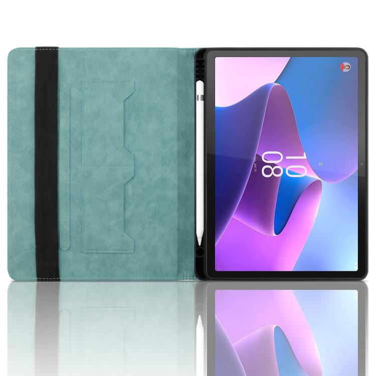 For Lenovo Xiaoxin Pad Pro 12.7 2023 / P12 Rhombus Embossing Leather Tablet Case