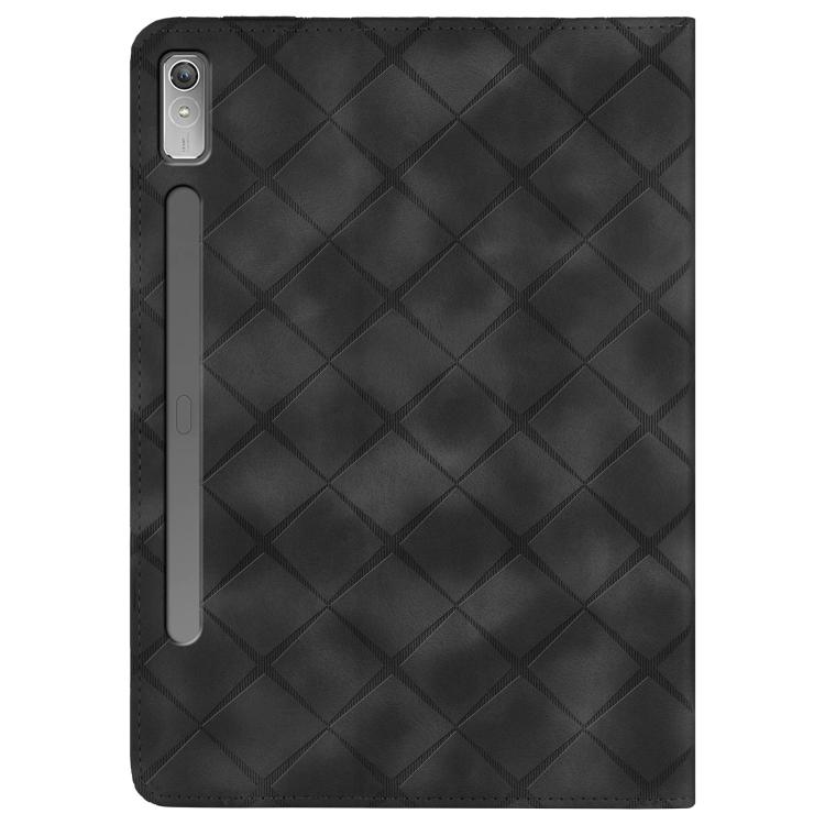 For Lenovo Xiaoxin Pad Pro 12.7 2023 / P12 Rhombus Embossing Leather Tablet Case