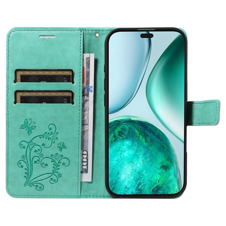For Honor X8C 4G Global 3D Butterfly Embossed Pattern Flip Leather Phone Case