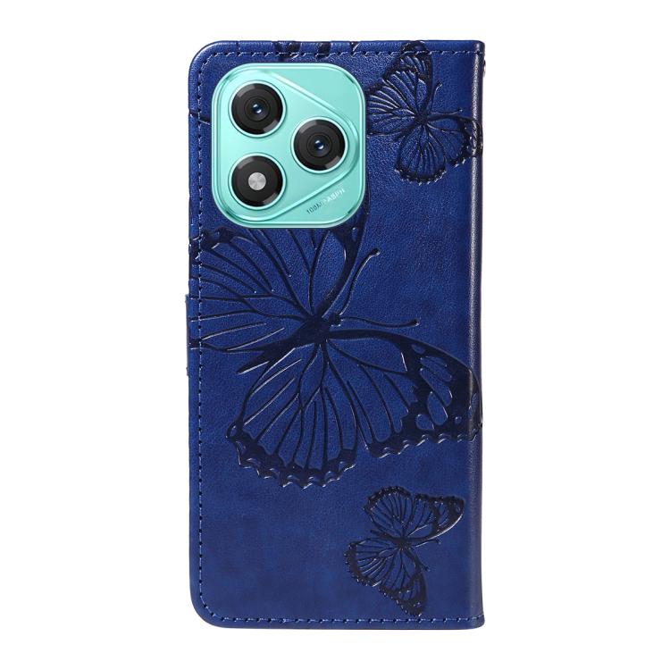 For Honor 400 Lite Global 3D Butterfly Embossed Pattern Flip Leather Phone Case