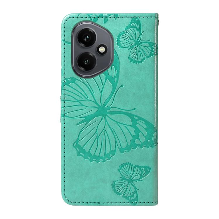For Honor 400 Global 156.5mm 3D Butterfly Embossed Pattern Flip Leather Phone Case