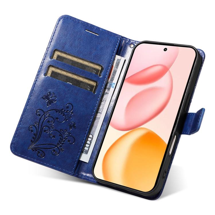 For Honor 400 Global 156.5mm 3D Butterfly Embossed Pattern Flip Leather Phone Case