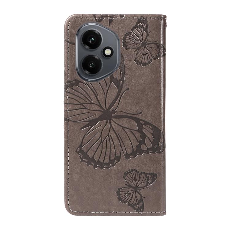 For Honor 400 Global 156.5mm 3D Butterfly Embossed Pattern Flip Leather Phone Case