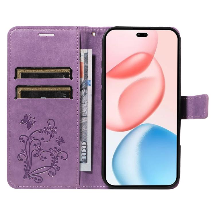 For Honor 400 Pro Global 160.8mm 3D Butterfly Embossed Pattern Flip Leather Phone Case