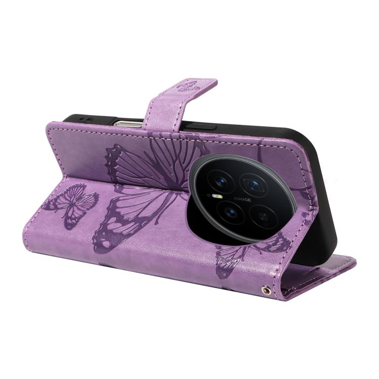 For Honor Magic8 3D Butterfly Embossed Pattern Flip Leather Phone Case
