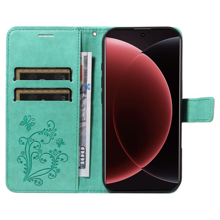 For Xiaomi 15 Ultra 5G Global 3D Butterfly Embossed Pattern Flip Leather Phone Case