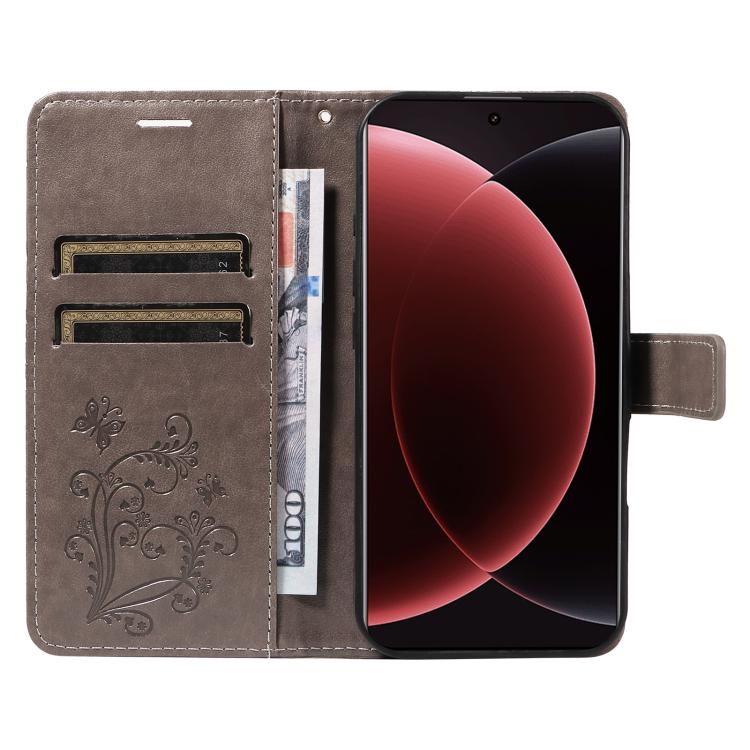 For Xiaomi 15 Ultra 5G Global 3D Butterfly Embossed Pattern Flip Leather Phone Case