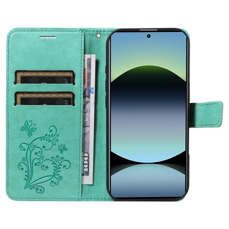For Xiaomi Poco M6 Pro 4G Global 3D Butterfly Embossed Pattern Flip Leather Phone Case