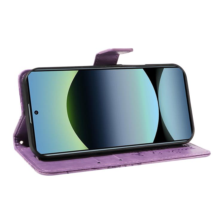 For Xiaomi Poco M6 Pro 4G Global 3D Butterfly Embossed Pattern Flip Leather Phone Case