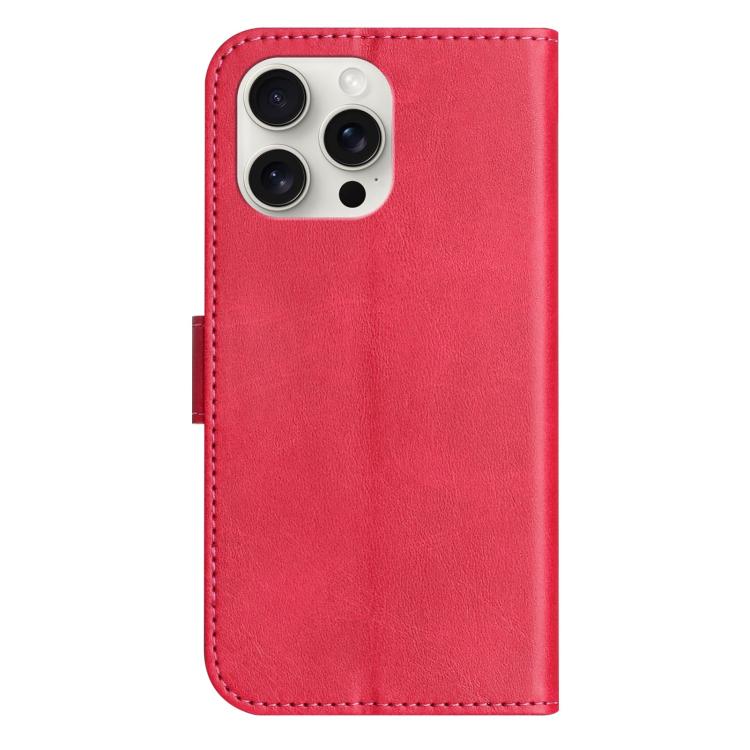 For iPhone 13 Pro Dual-Folded S-shape Leather Phone Case