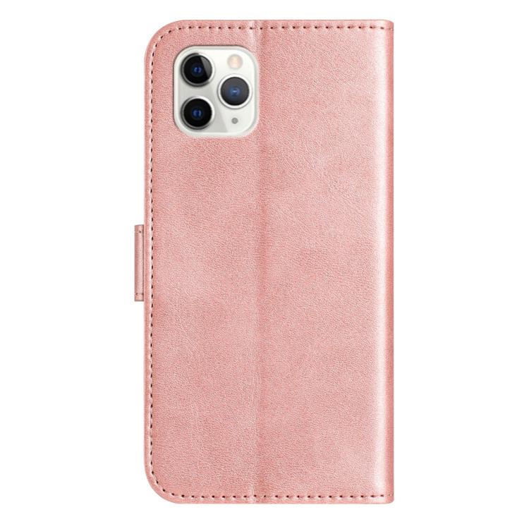 For iPhone 11 Pro Dual-Folded S-shape Leather Phone Case