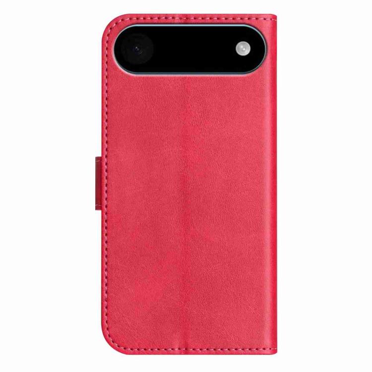 For iPhone Air Dual-Folded S-shape Leather Phone Case