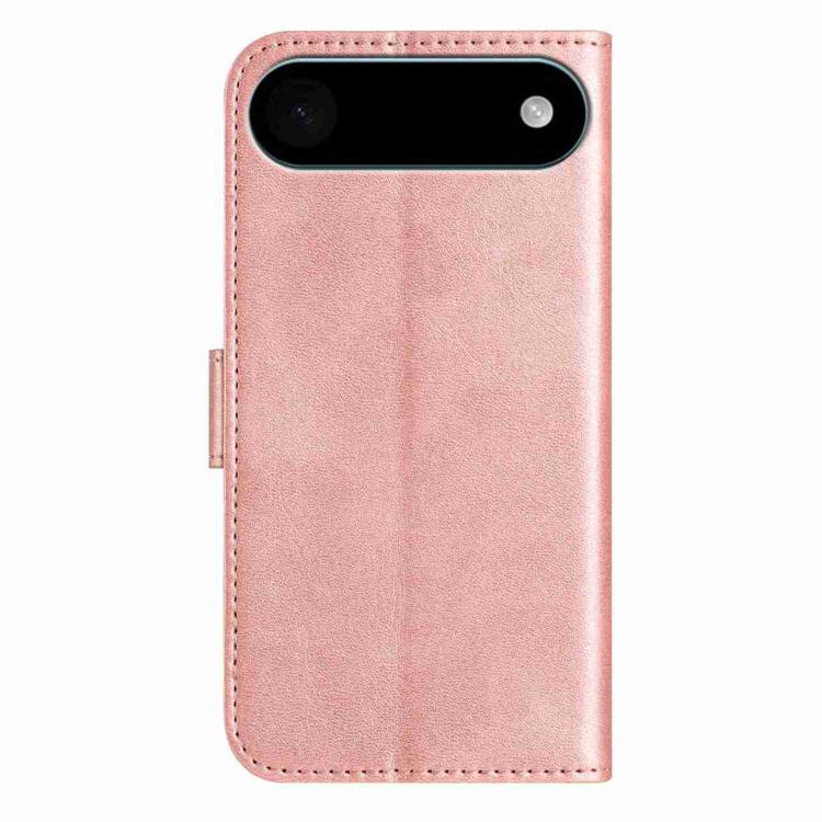 For iPhone Air Dual-Folded S-shape Leather Phone Case