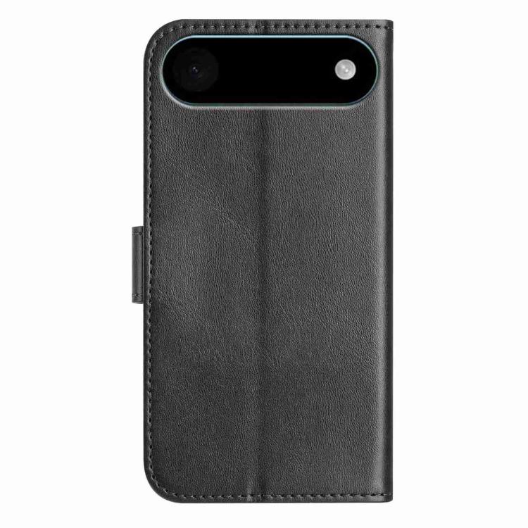 For iPhone Air Dual-Folded S-shape Leather Phone Case