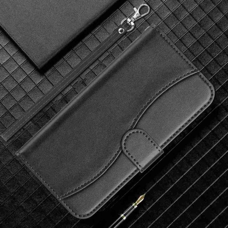 For iPhone Air Dual-Folded S-shape Leather Phone Case