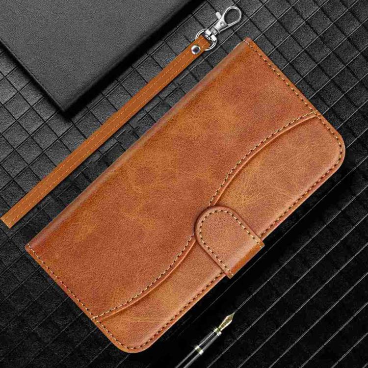 For iPhone Air Dual-Folded S-shape Leather Phone Case