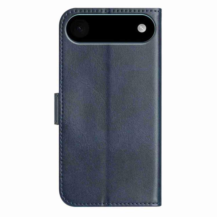For iPhone Air Dual-Folded S-shape Leather Phone Case
