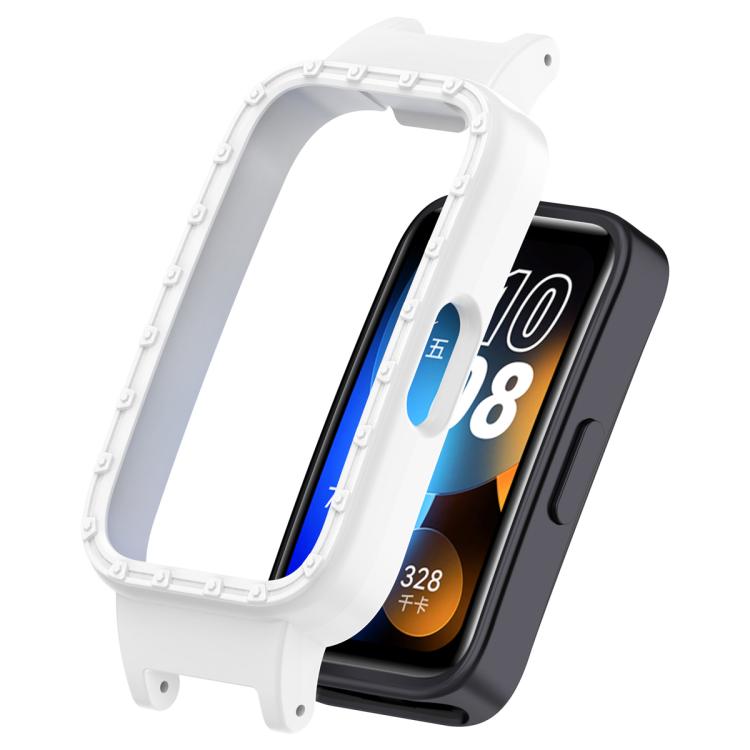 For Huawei Band 10 / 9 / 8 12mm Hollow PC Half Coverage Watch Protective Case