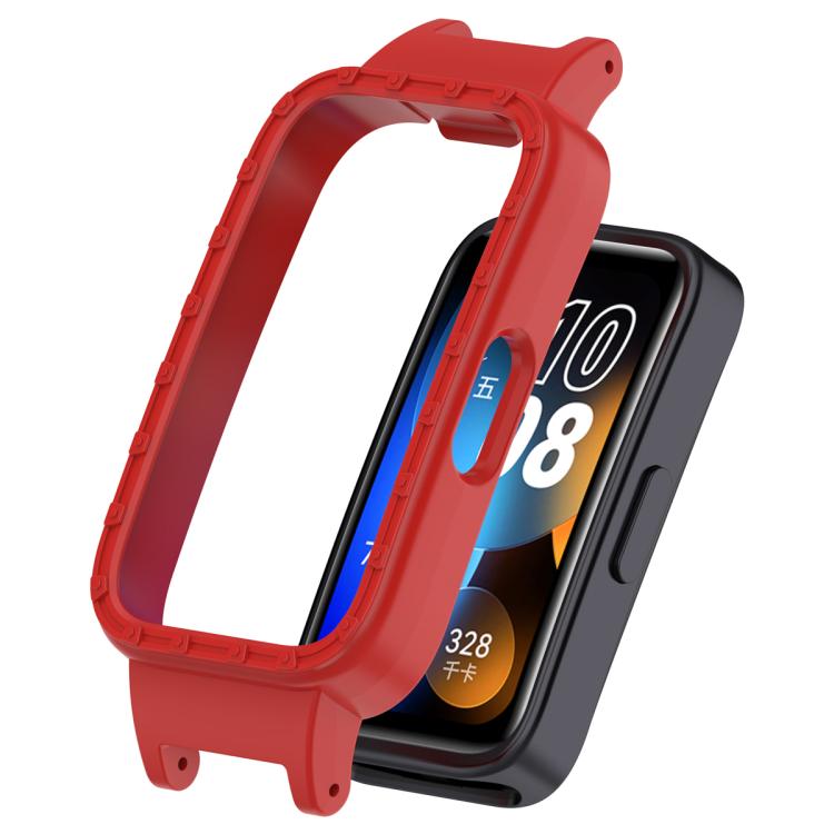For Huawei Band 10 / 9 / 8 12mm Hollow PC Half Coverage Watch Protective Case