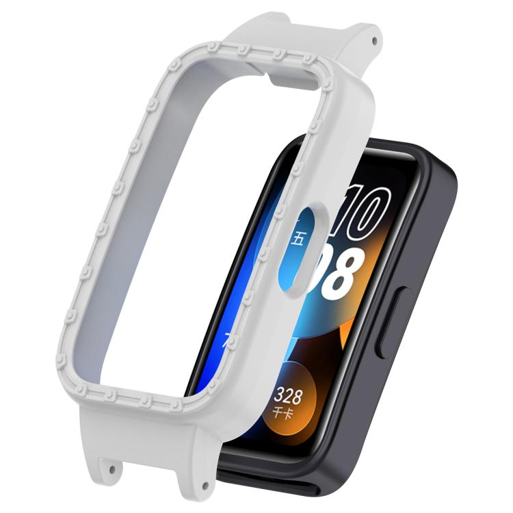 For Huawei Band 10 / 9 / 8 12mm Hollow PC Half Coverage Watch Protective Case