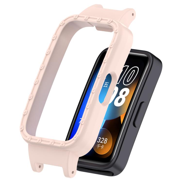 For Huawei Band 10 / 9 / 8 12mm Hollow PC Half Coverage Watch Protective Case