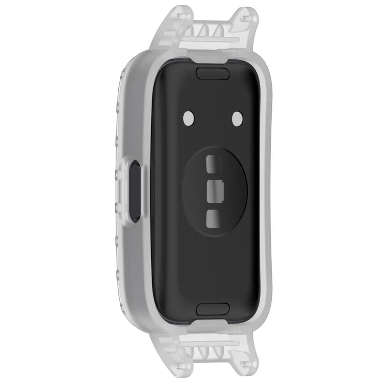 For Huawei Band 10 / 9 / 8 12mm Hollow PC Half Coverage Watch Protective Case