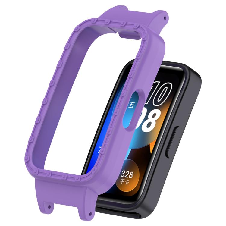 For Huawei Band 10 / 9 / 8 12mm Hollow PC Half Coverage Watch Protective Case