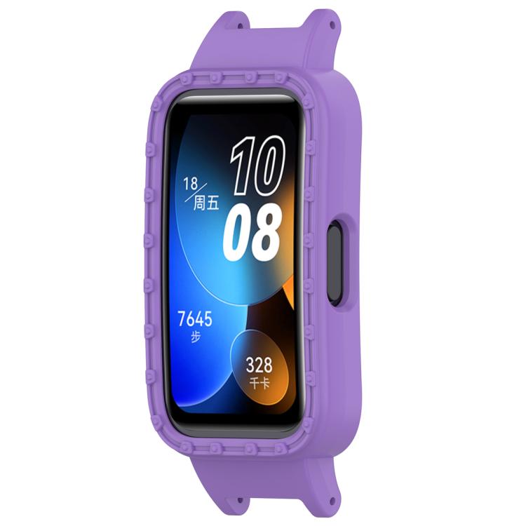 For Huawei Band 10 / 9 / 8 12mm Hollow PC Half Coverage Watch Protective Case