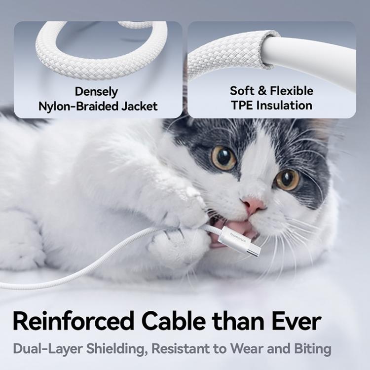 Baseus Smart Series 4 100W Type-C to Type-C Fast Charging Data Cable, Length: 2m