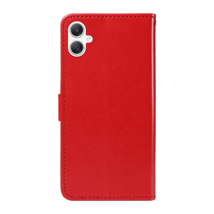 For Samsung Galaxy A06 5G / 4G Cat and Bee Embossed Flip Leather Phone Case