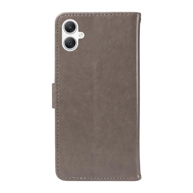For Samsung Galaxy A06 5G / 4G Cat and Bee Embossed Flip Leather Phone Case