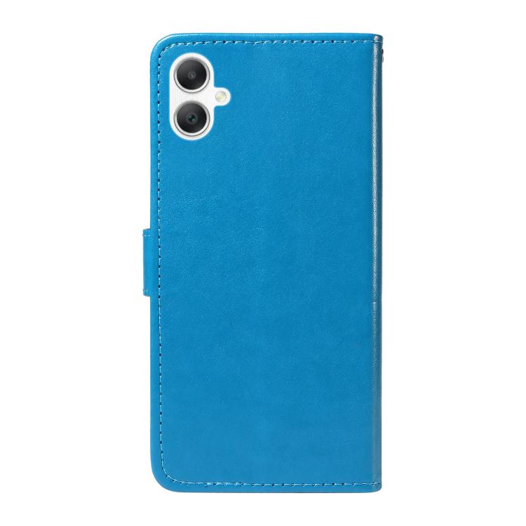 For Samsung Galaxy A06 5G / 4G Cat and Bee Embossed Flip Leather Phone Case