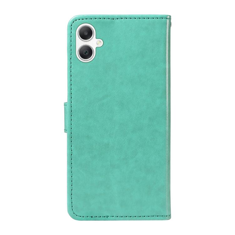 For Samsung Galaxy A06 5G / 4G Cat and Bee Embossed Flip Leather Phone Case