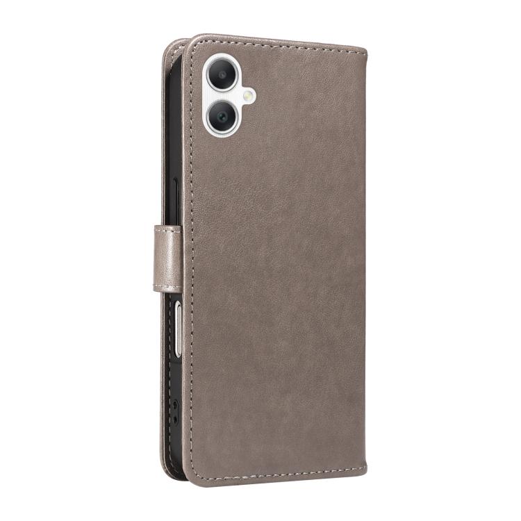 For Samsung Galaxy A07 5G Cat and Bee Embossed Flip Leather Phone Case