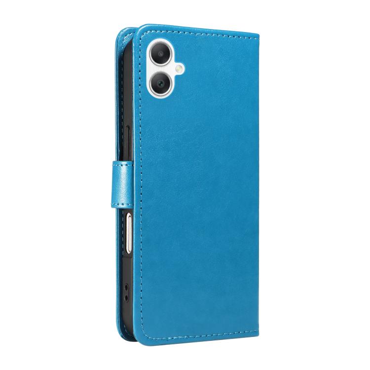 For Samsung Galaxy A07 5G Cat and Bee Embossed Flip Leather Phone Case