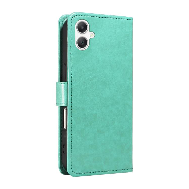 For Samsung Galaxy A07 5G Cat and Bee Embossed Flip Leather Phone Case
