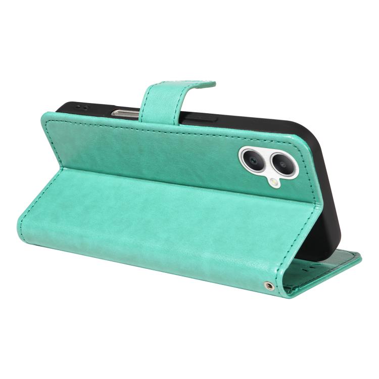 For Samsung Galaxy A07 5G Cat and Bee Embossed Flip Leather Phone Case