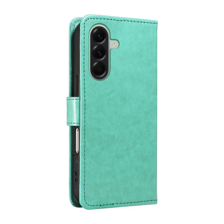 For Samsung Galaxy A57 5G Cat and Bee Embossed Flip Leather Phone Case